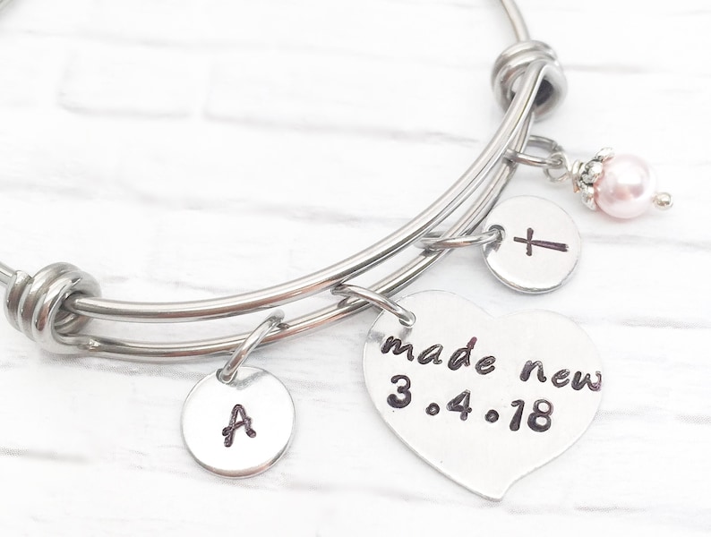 adult christening bracelet