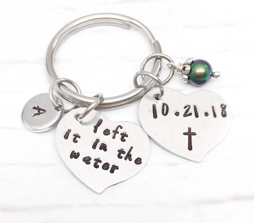 HUTIMY Baptismal Gifts For Adults Keychain Women Teenagers