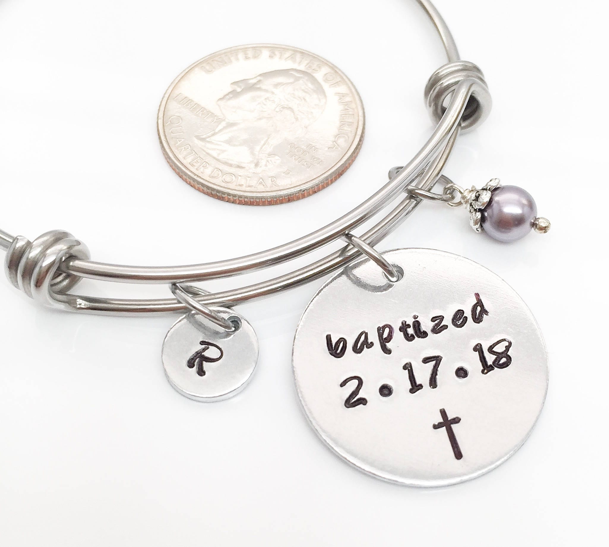 Baptized Bracelets Baptism Bracelets Baptism Bangles Etsy