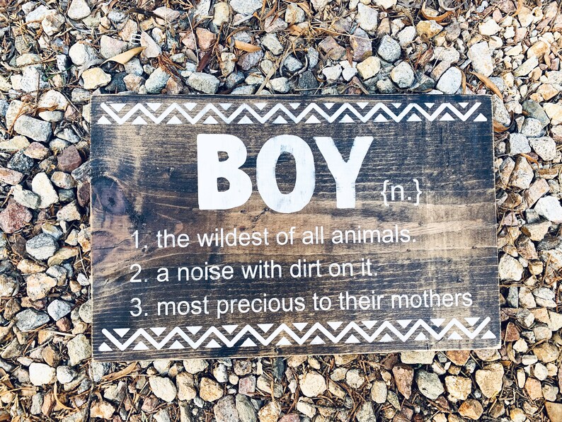 Boy's Room Sign Boy Definition Boy Sign Definition of Etsy