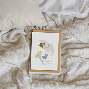 Greeting Card: Welcome Little One (Blue)
