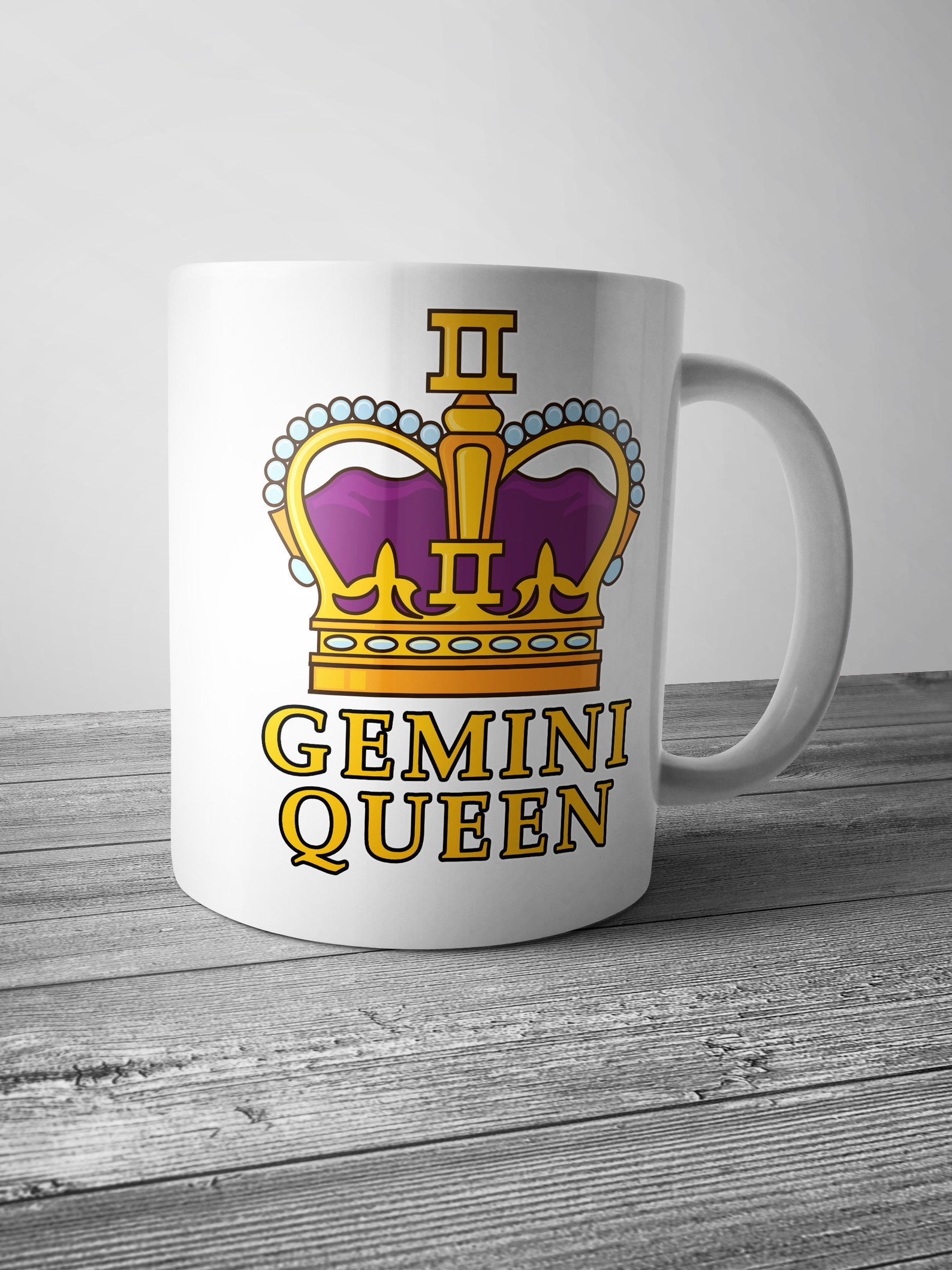 Gemini Mug Gemini Star Sign Astrology Mug Gift for Her Etsy