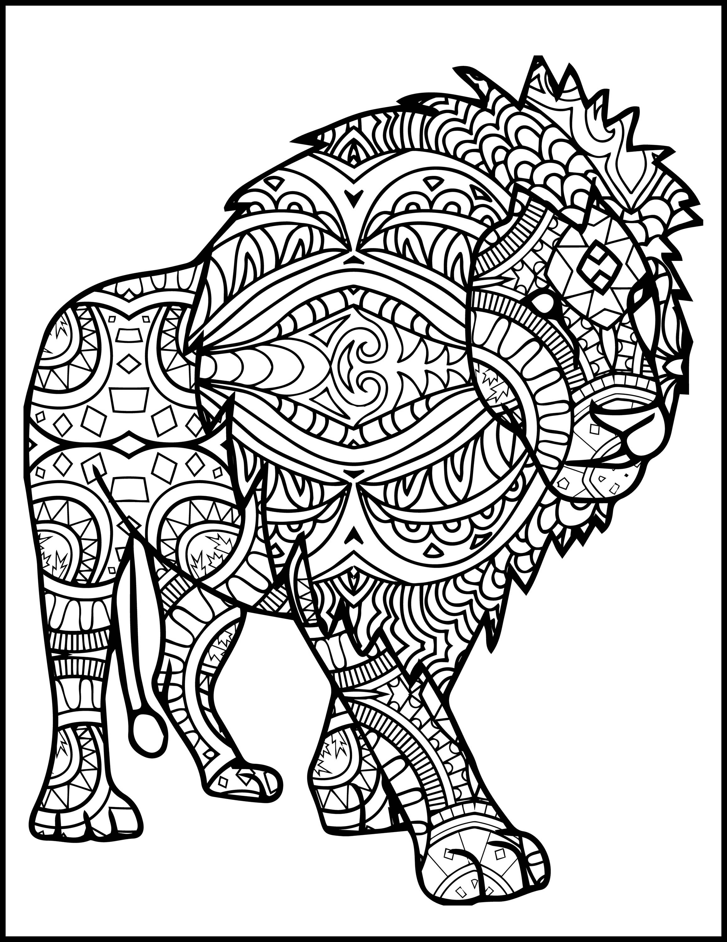 Printable Lion Pictures