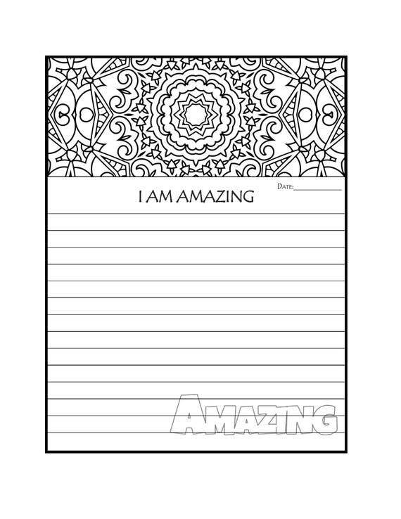Download Amazing Journal Pack Adult Coloring Pages Journal Page | Etsy