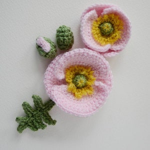 Crochet Flower Pattern Iceland Poppy image 5