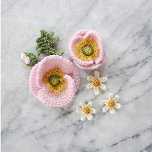 Crochet Flower Pattern - Iceland Poppy