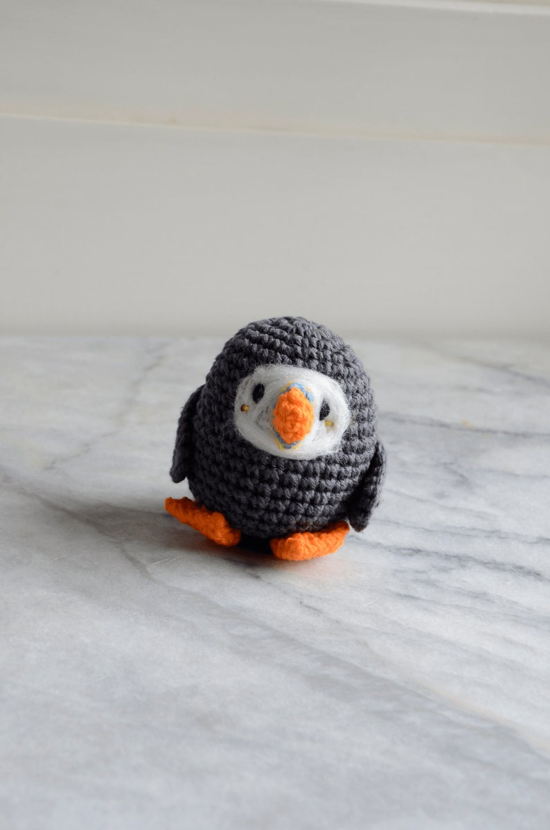 Crochet Puffin Pattern Amigurumi puffin pattern Pocket Sized Puffin image 2