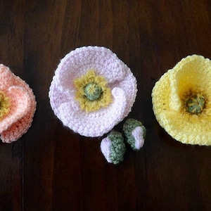 Crochet Flower Pattern Iceland Poppy image 3