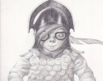 Original drawing "ORLANDO", Steampunk, Steampunk story, Children's psychology, Steampunk children, Children books, Peculiar kids