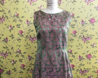 Jackie-O 1960's Brocade Dress with Jacket