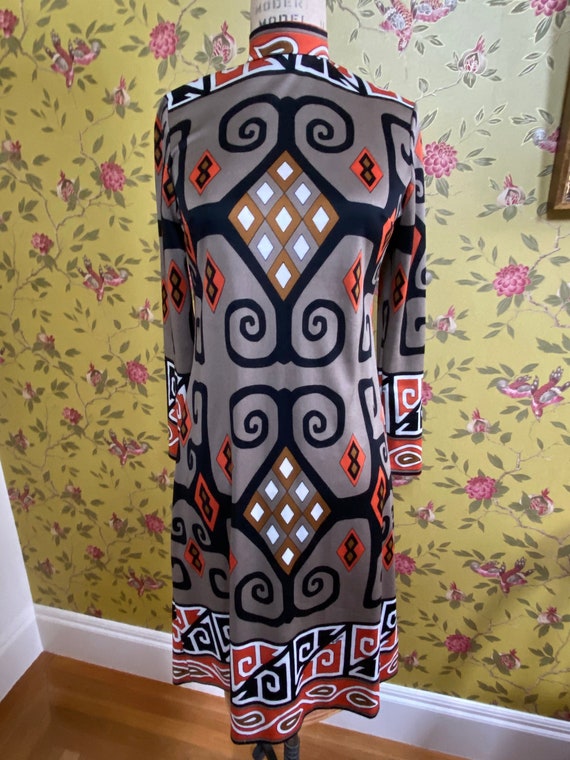 FrancisX Graphic Print Poly Dress