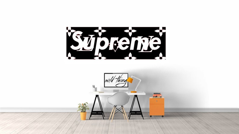 Supreme Louis Vuitton Wall Decor Art Gifts For Image 0