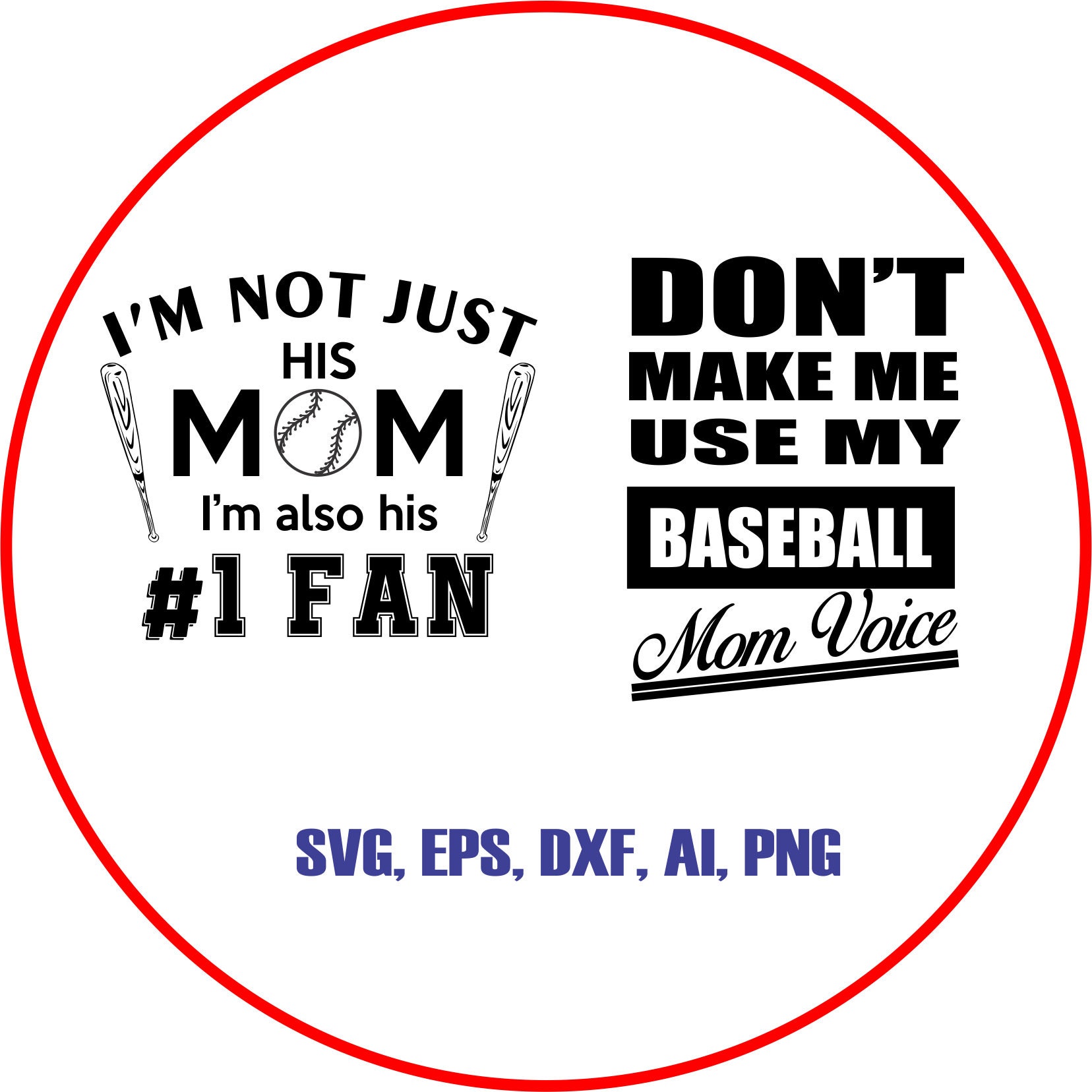 Download Baseball mom svg i'm not just his mom i'm also his 1 | Etsy