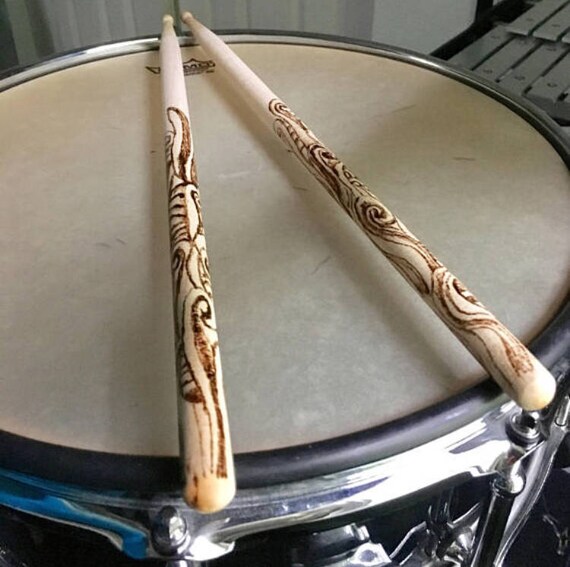 Personalized drumsticks Custom made drum sticks snare drum Etsy