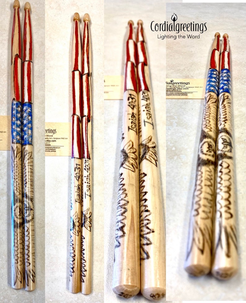 Personalized Drumsticks Custom Made Drum Sticks Snare Drum Etsy