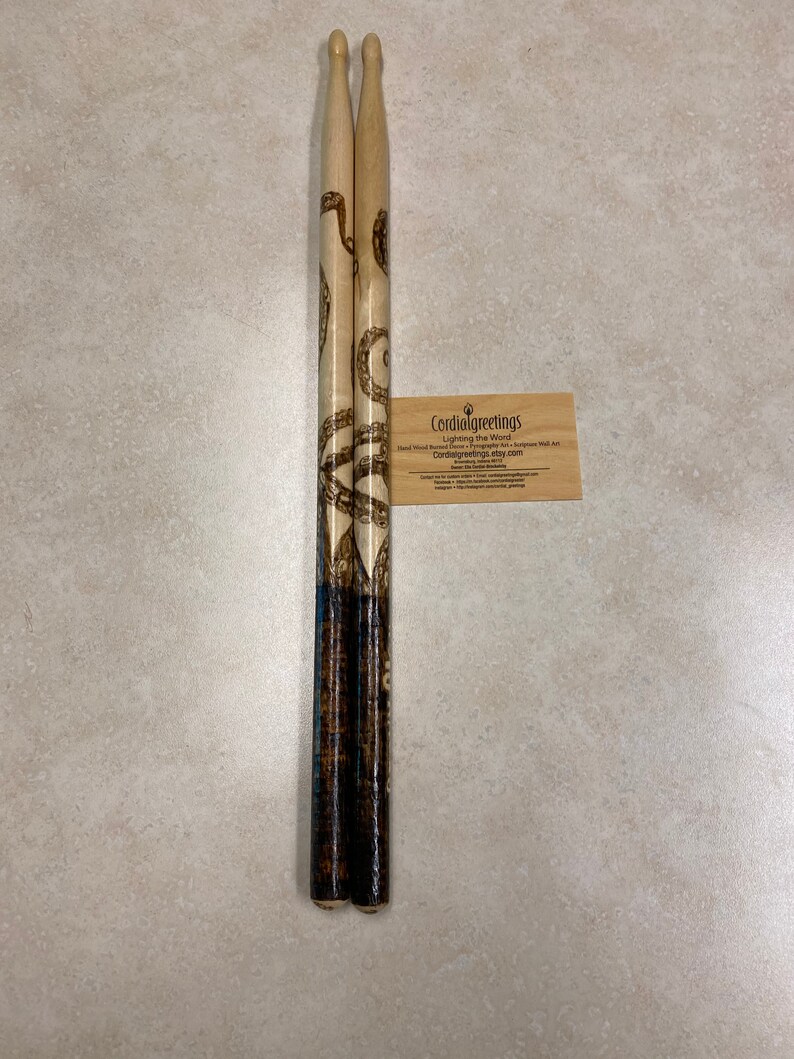 Personalized Drumsticks Custom Made Drum Sticks Snare 5a Etsy