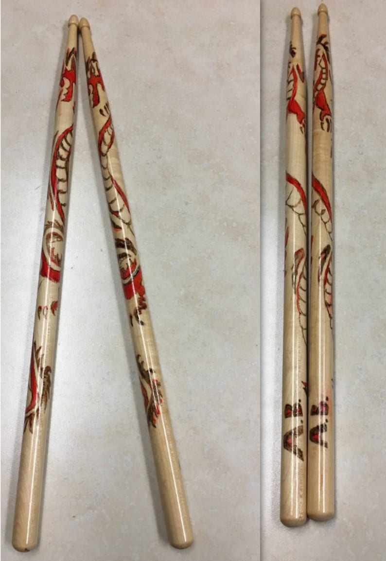 Personalized drumsticks Custom made drum sticks snare drum Etsy