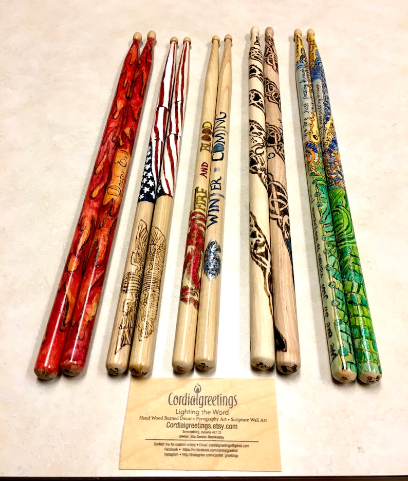 Drumstick box set drumstick box drumstick case Etsy