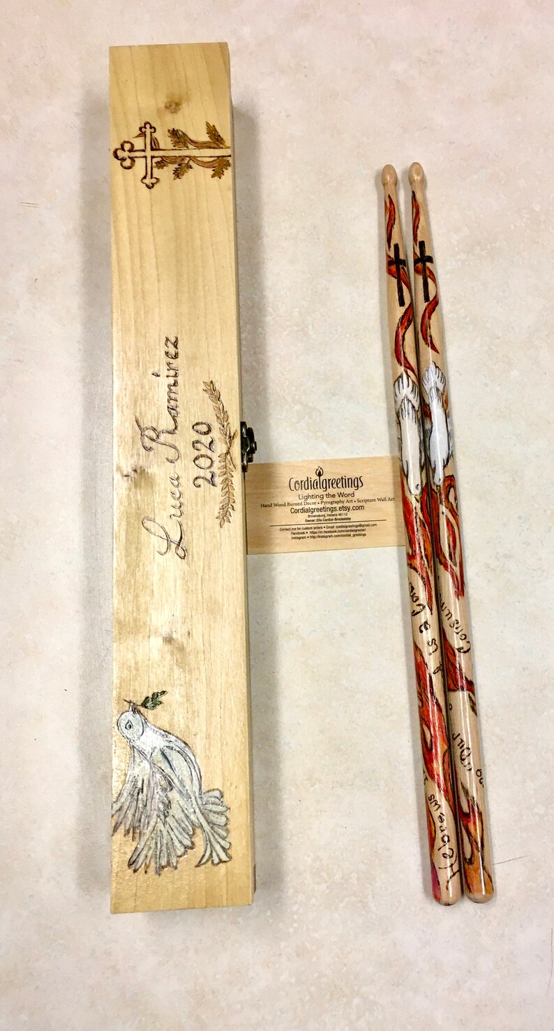 Drumstick box set drumstick box drumstick case Etsy