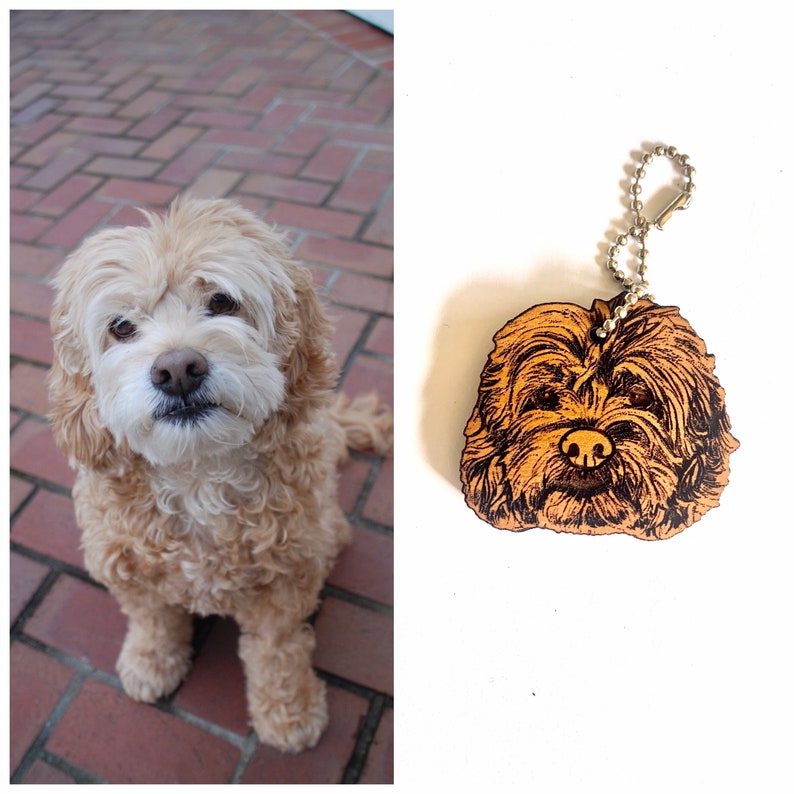 Custom Pet Keychain Personalized Dog Keychain Pet Loss Gift Etsy