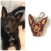 Custom Pet Portrait Keychain, Custom Dog Keychain, Pet Memorial Gift, Pet Loss Gift, Personalized Pet Gift, Mothers Day Gift 