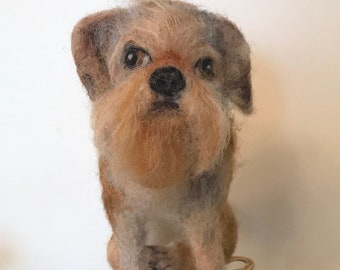 Brussels Griffon/Rare Breed Dog Sculpture/Pet Memorial/Large Needle Felted Pet Portrait/Needle Felted Dog/Pet Loss Gift/Memorial Portrait