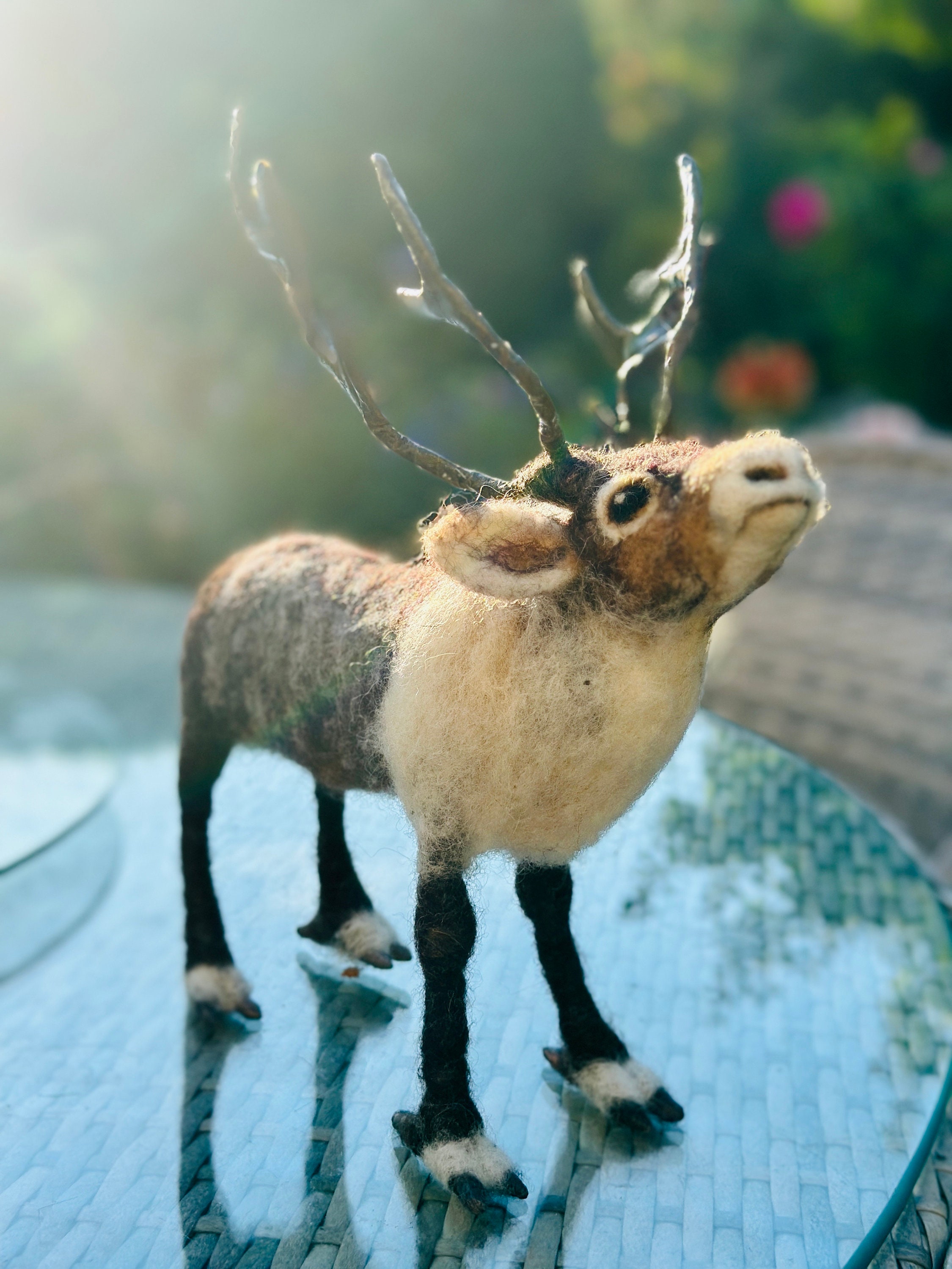 Making Large Needle Felt Animals: The Goose with wire armature
