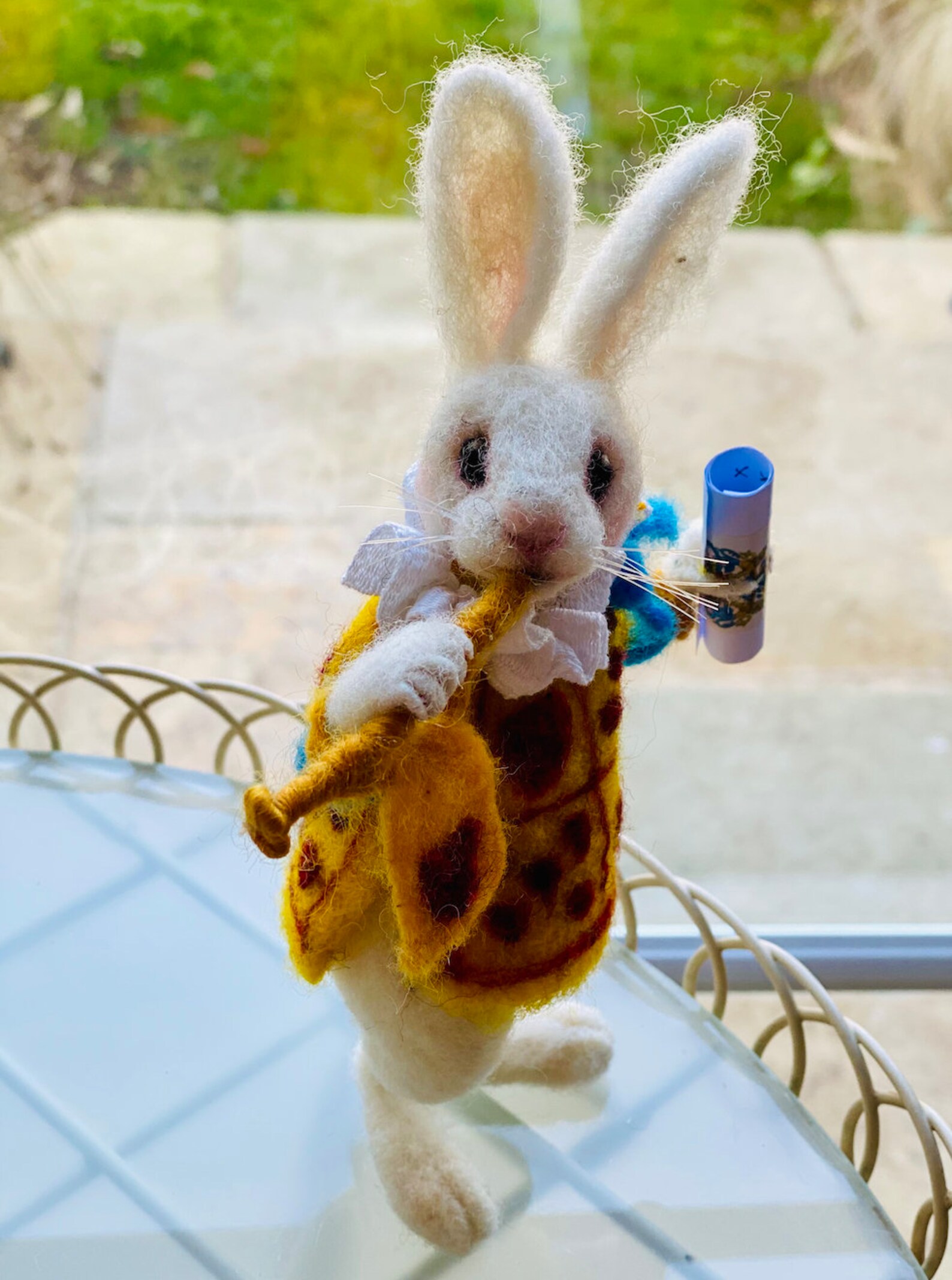 The Herald Rabbit/White Rabbit/Alice Rabbit Art | Etsy