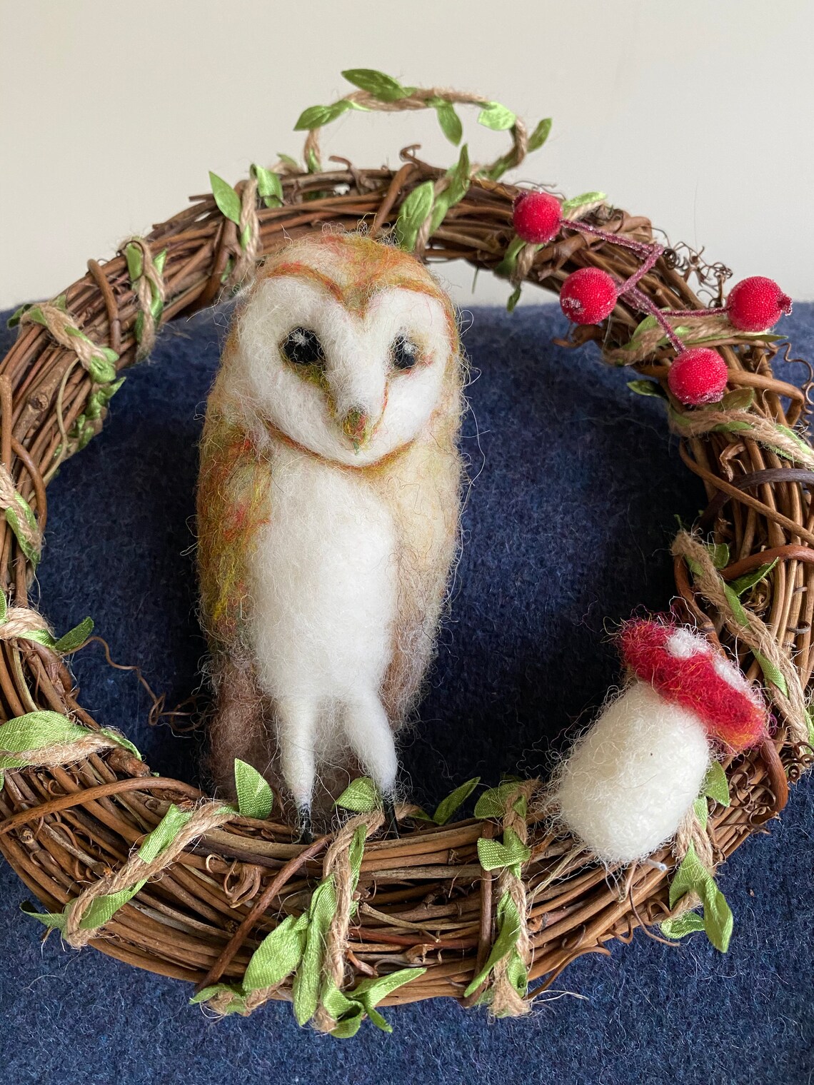 Owl pattern/Owl felting tutorial/Beginner/Needle felt Owl/Owl Etsy