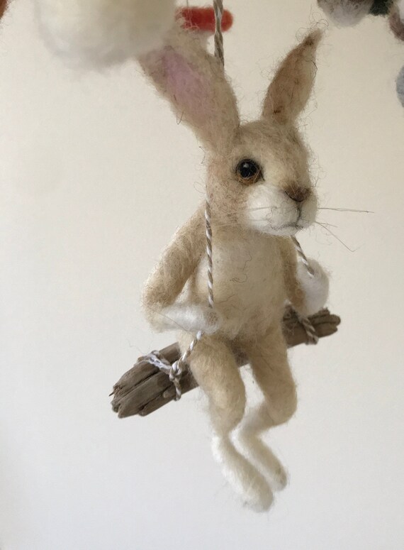 bunny cot mobile