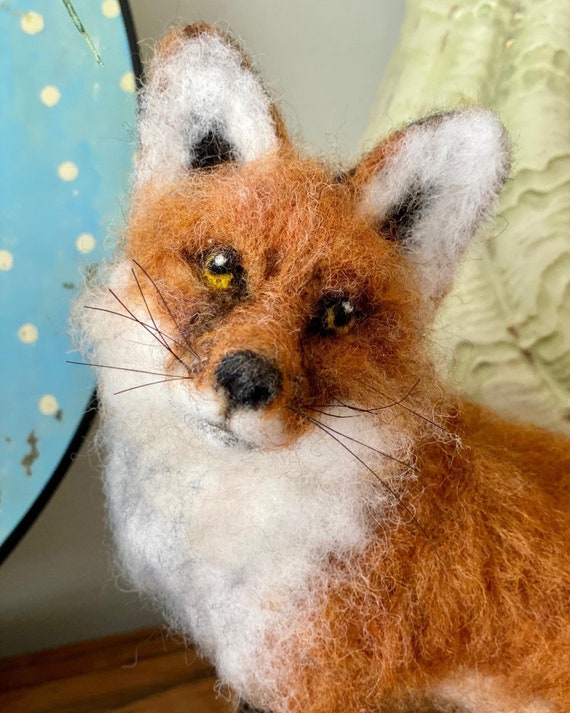 Rex Fox - Fairy Fae Handmade Needle Felt Decoration Rex Fox - Fairy Fae Handmade Needle Felt Decoration