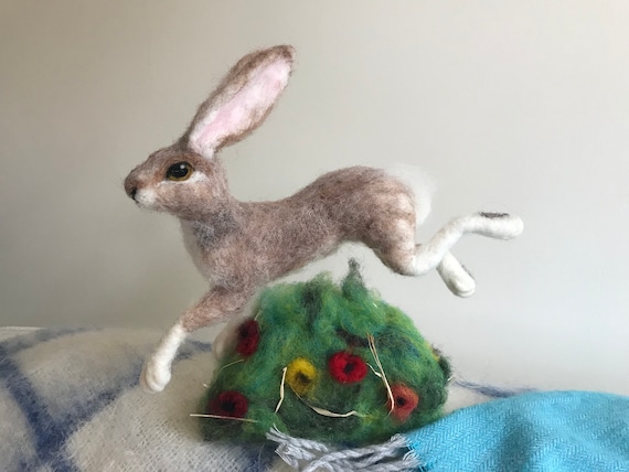 Leaping Hare Rabbit Money Clip