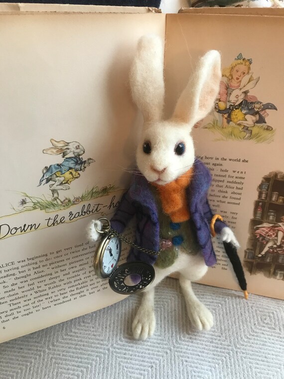 white rabbit doll