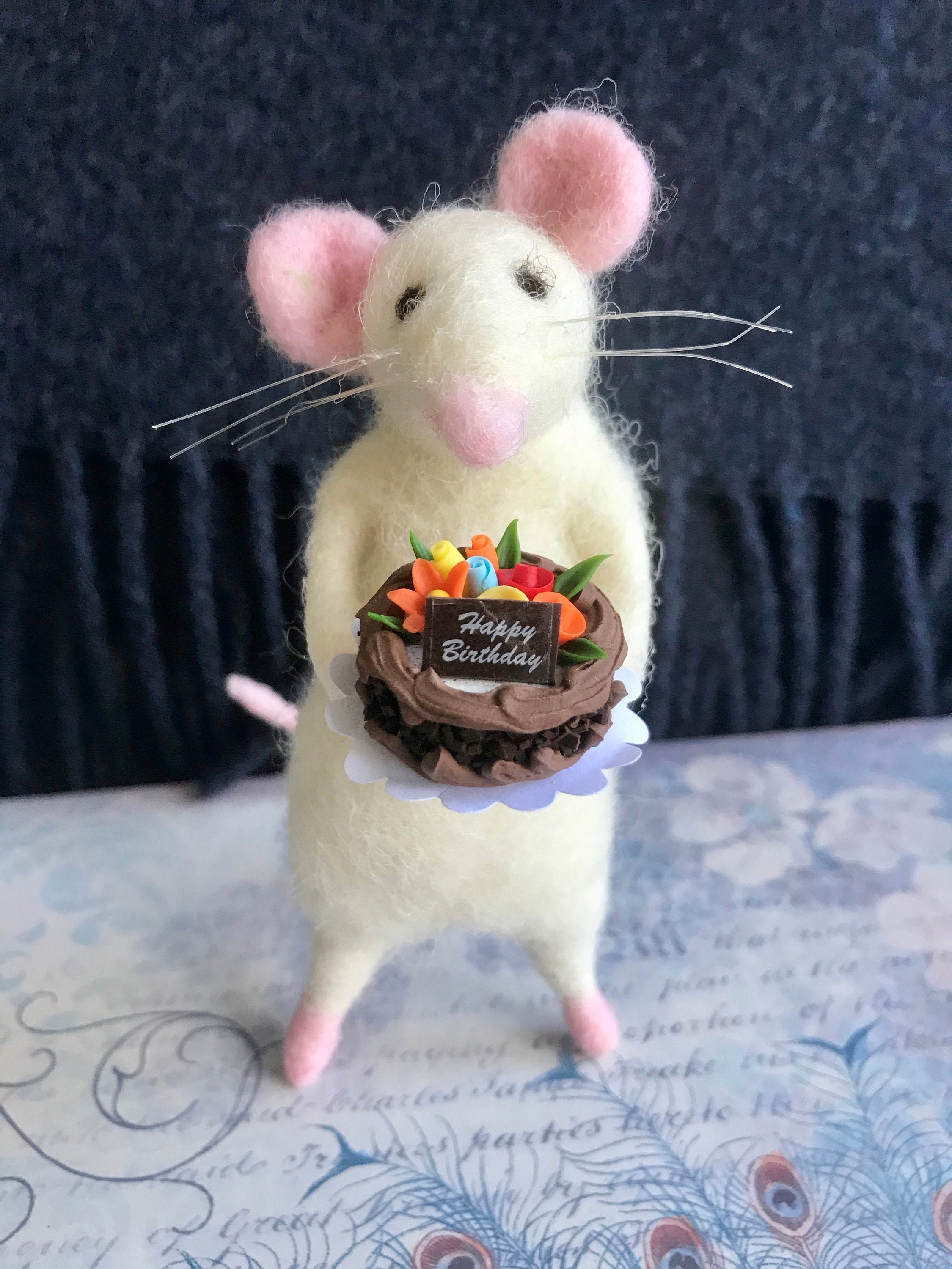 Mouse/birthday Mouse/birthday Gift/character Mouse/cute - Etsy ...