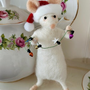 Xmas Mice ornaments/Cute Mouse/Christmas Mouse/Mice/Mice ornament/Needle felted Mice/Needle felt Mouse/Mouse Gift/Mouse doll