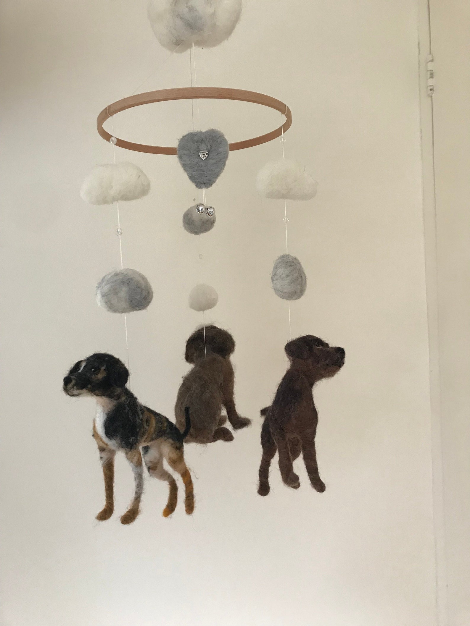 Pet Portrait Mobile/dog Crib Mobile/ooak Cot Mobile/pet Etsy