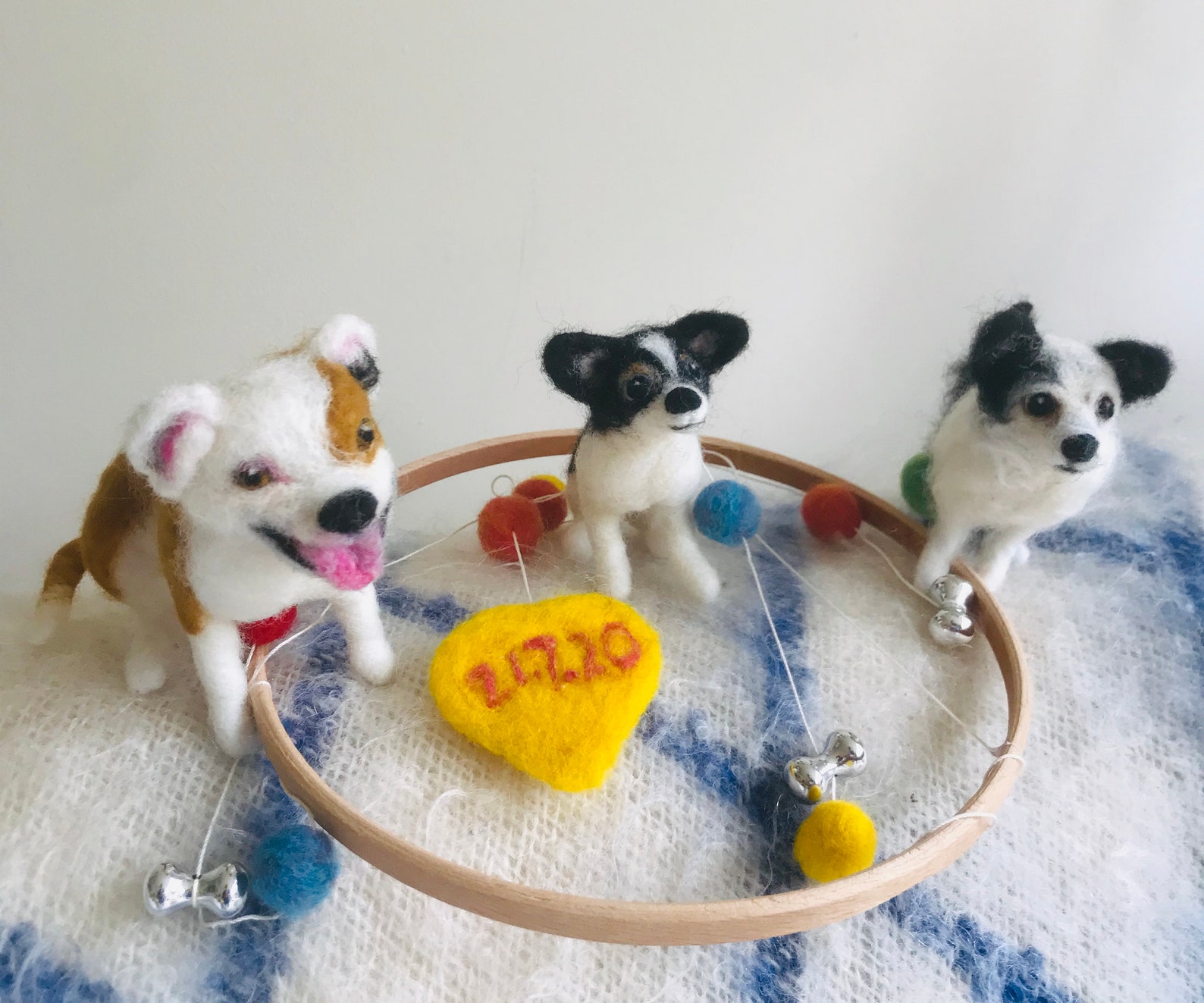 Pet Portrait/Crib Mobile/OOAK Baby Mobile/Dogs Crib Etsy
