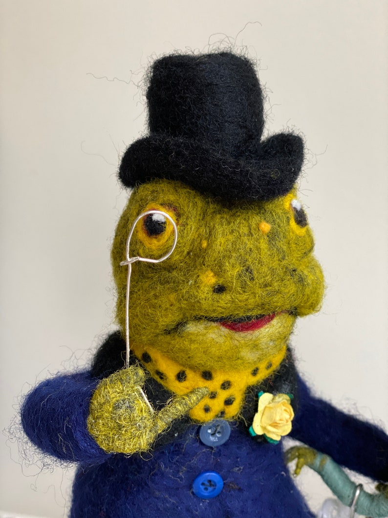 Frogs/lord and Lady Frog/frog Character/needle Felted Etsy