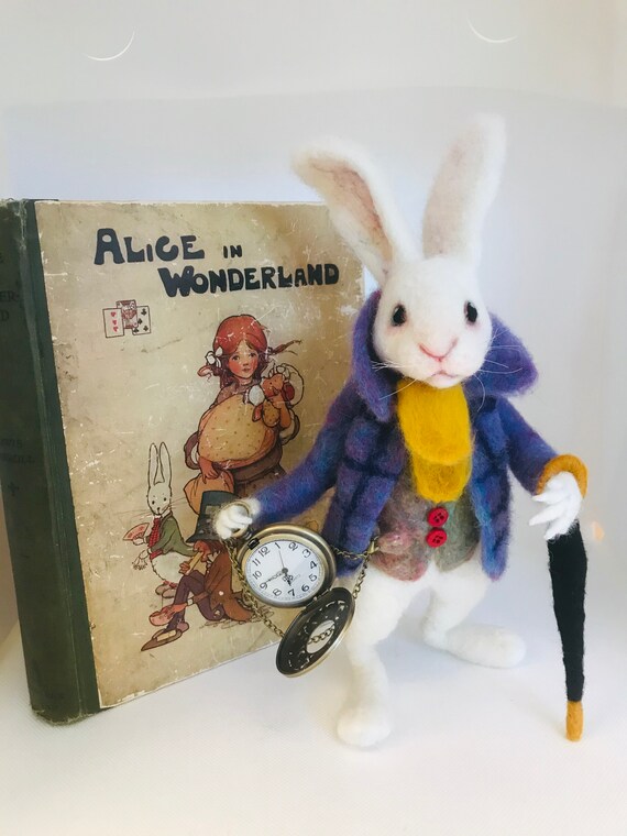 white rabbit doll