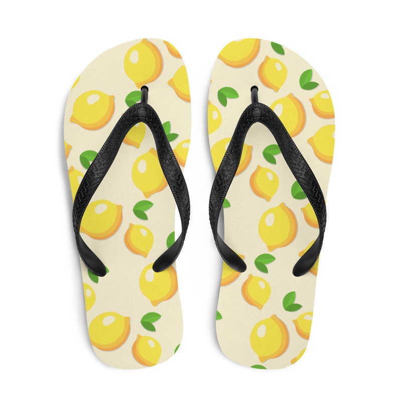 lemon flip flops