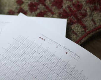 Printable knitting and cross stitch graph paper