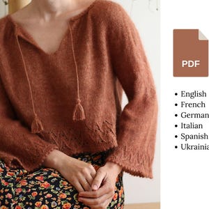 Strickanleitung - Volia Bluse