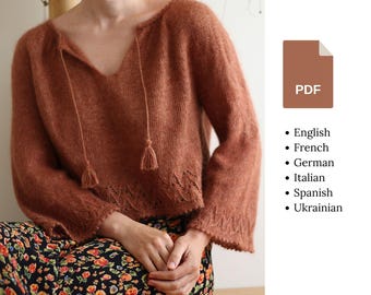 Knitting pattern - Volia blouse