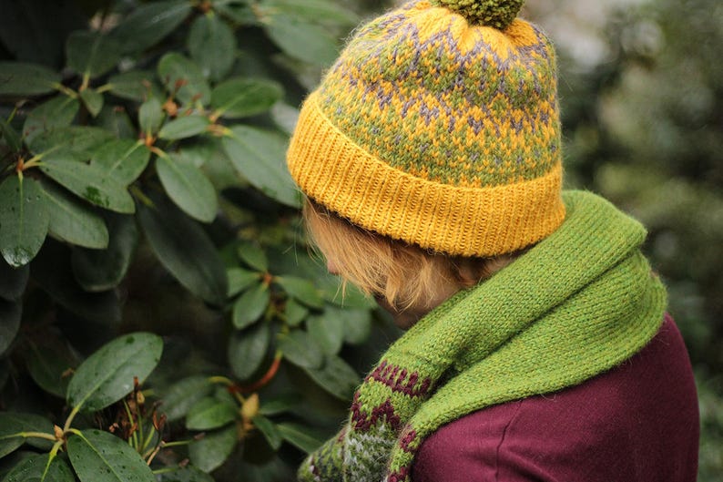 Knitting Pattern Fair Isle Beanie image 10