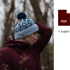 Breipatroon - Fair Isle Pompom Muts voor kinderen en volwassenen