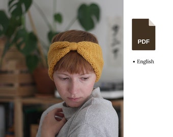 Knitting pattern - Herringbone Headband