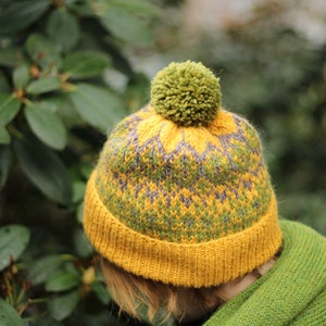 Knitting Pattern Fair Isle Beanie image 8