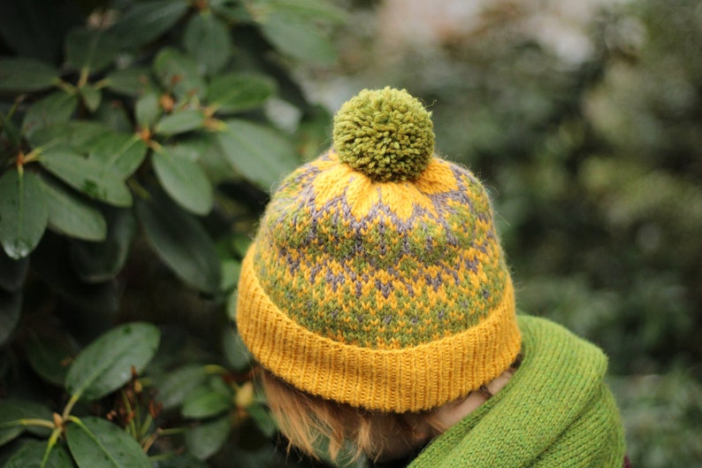 Knitting Pattern Fair Isle Beanie image 8