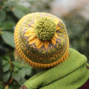 Knitting Pattern Fair Isle Beanie image 9