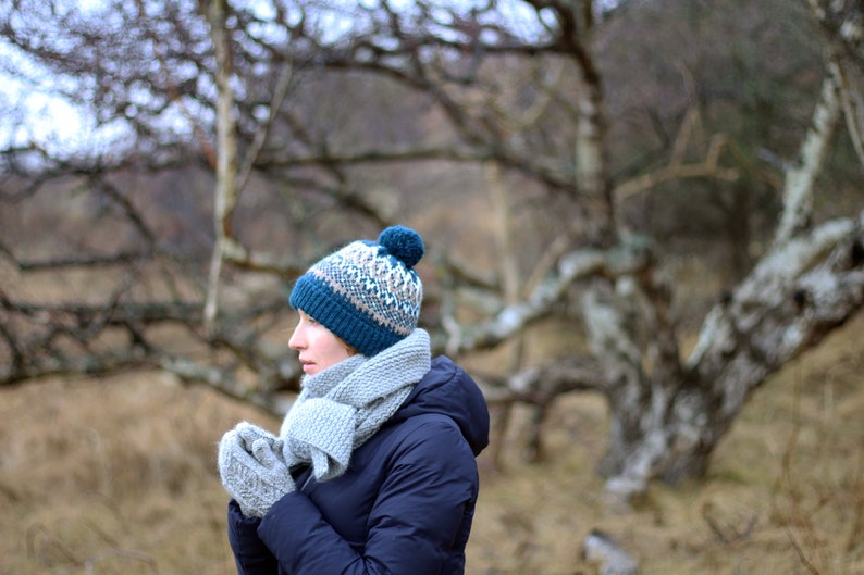 Knitting Pattern Fair Isle Beanie image 2